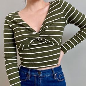 Striped Long Sleeve Top
